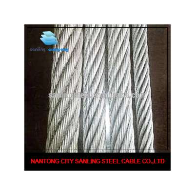 8*19S +FC, 8*19S+IWR,8*19W+FC,8*19W+IWR Elevator Steel Wire Rope