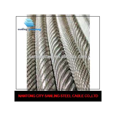 6*37+FC High Tension Strength Steel Wire Rope