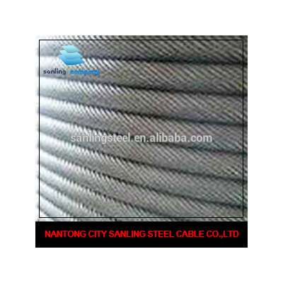 19*7 ungalvanized steel wire rope