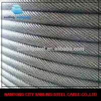 19*7 ungalvanized steel wire rope